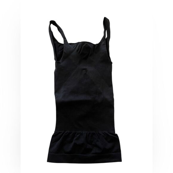 Blanqi Everyday Maternity Belly Support Seamless Tank Top Black Small - Picture 3 of 4